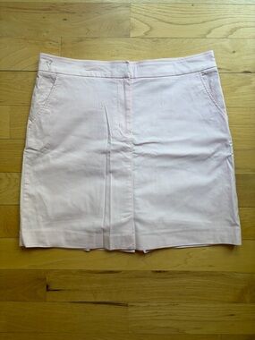 Classic Light Pink Skort with Clean Front Seam